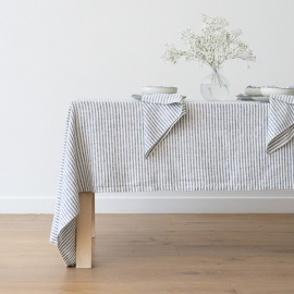 Linen Tablecloth Indigo Brittany