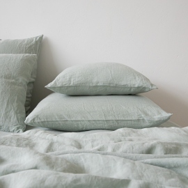 Sea Foam Stone Washed Bed Linen Pillow Case 