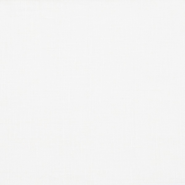 Prewashed optical-white plain linen fabric close-up