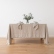 Dining table with a natural Stone Washed linen tablecloth