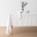 Table with an optical-white Terra linen tablecloth and napkins